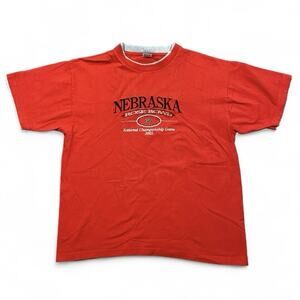 Nebraska Rose Bowl National Championship 2002 T Shirt Mens 2XL Red